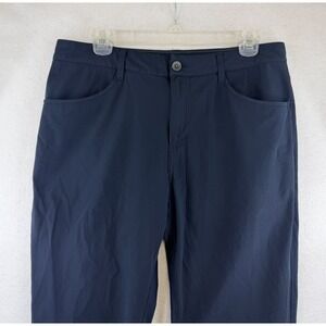 VUORI Meta Pants Navy 5 Pocket Size 33x33 Straight V430L Casual Stretch Long